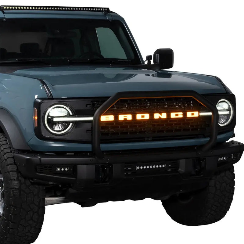 Putco No-Drilling Required Grille Guard 61500 - Ford Bronco Fits Models