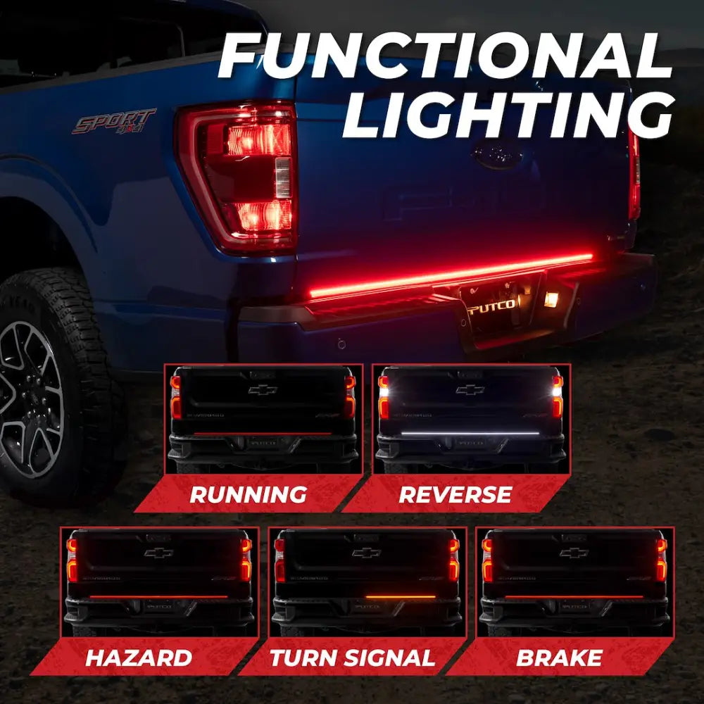Putco 9212060-43 Tailgate Light - Red White
