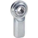 QA1 C Series 2-Pc Rod End - Female/Left Hand - .19in Bore x 3/16-24 - Carbon Steel - QA1