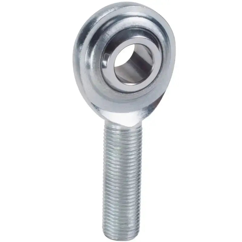QA1 C Series 2-Pc Rod End - Male/Left Hand - .375in Bore x 3/8-24 - Carbon Steel - QA1