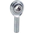 QA1 C Series 2-Pc Rod End - Male/Left Hand - .5in Bore x 1/2-20 - Carbon Steel - QA1