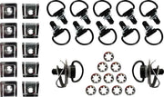 QR17K Quick Release Fasteners 17mm 10/Pk Black