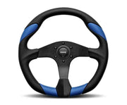 MOMO QRK35BK0BU Momo Quark Steering Wheel 350 mm - Black Poly/Black Spokes