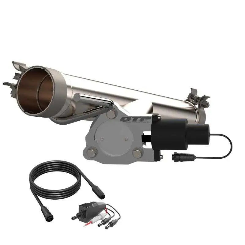 QTP 09-18 Ram 1500 3in 304SS Aggressor Cutout Mid Pipe 