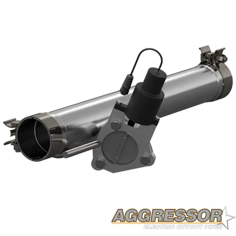 QTP 09-18 Ram 1500 3in 304SS Aggressor Cutout Mid Pipe 