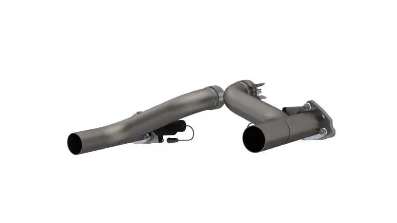QTP 10-15 Chevrolet Camaro SS 6.2L 2.5in 304SS Aggressor Cutout Dual Mid Pipes 