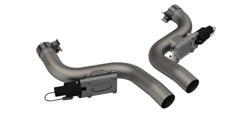 QTP QTP 11-18 Dodge Challenger/Charger 5.7L 2.5in 304SS Aggressor Cutout Dual Mid Pipes