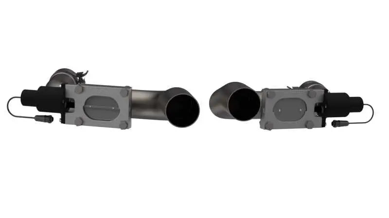 QTP 11-18 Dodge Challenger/Charger 5.7L 2.5in 304SS Aggressor Cutout Dual Mid Pipes 
