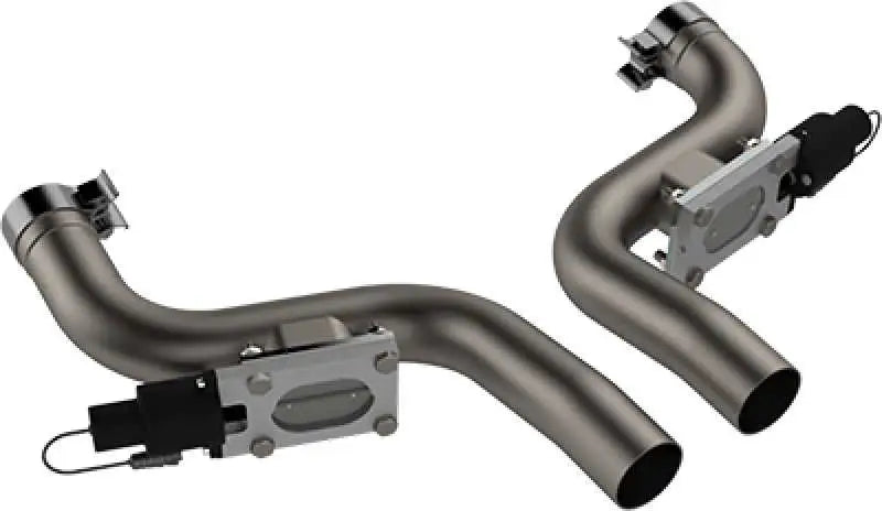QTP 11-18 Dodge Challenger/Charger 5.7L 2.5in 304SS Aggressor Cutout Dual Mid Pipes 