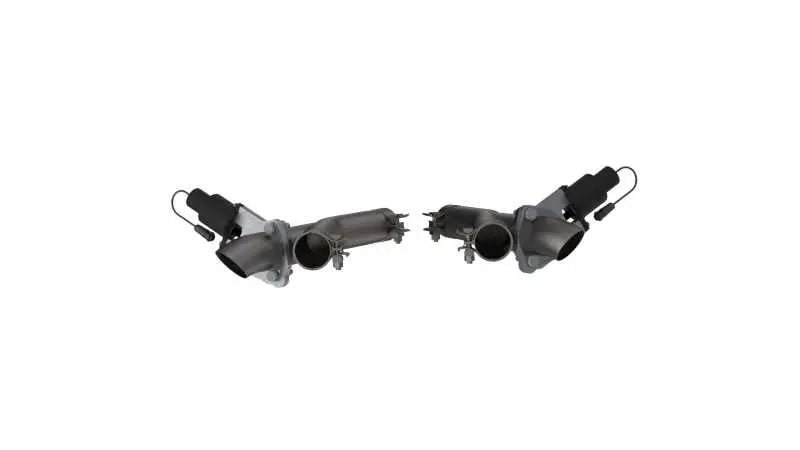 QTP QTP 11-18 Dodge Durango 5.7L 2.5in 304SS Aggressor Cutout Dual Mid Pipes