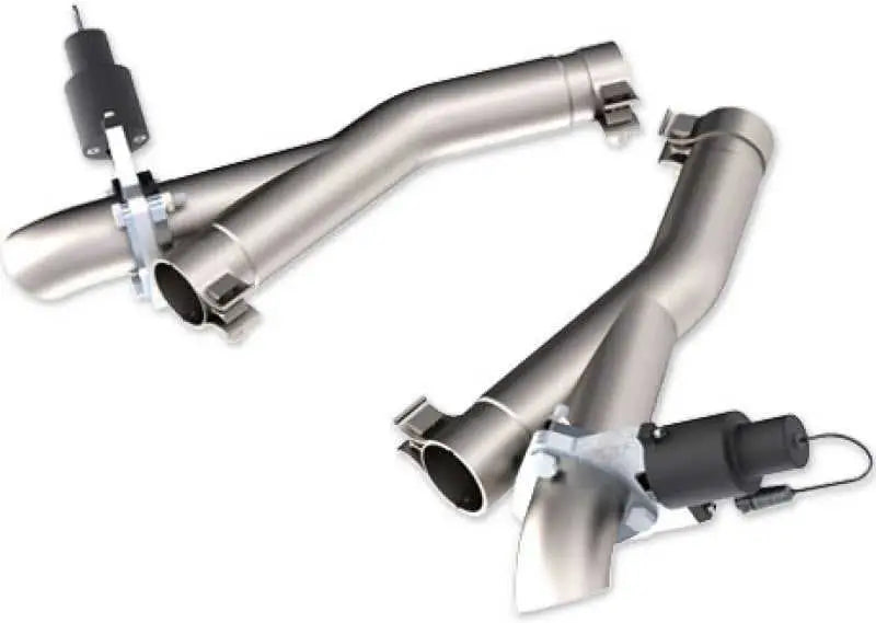 QTP 11-18 Dodge Durango 5.7L 2.5in 304SS Aggressor Cutout Dual Mid Pipes 