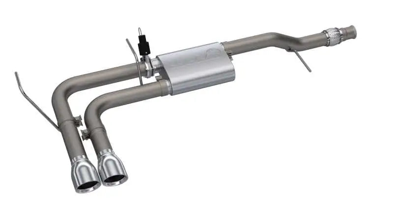 QTP QTP 14-18 Chevy Silverado 1500 4.8L/5.3L EC/CC SB 304SS Screamer Cat-Back Side Exit w/4.5in Tips