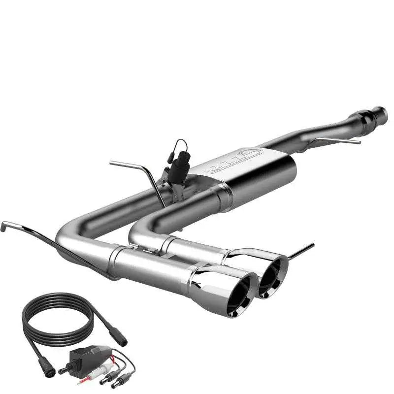 QTP 14-18 Chevy Silverado 1500 4.8L/5.3L EC/CC SB 304SS Screamer Cat-Back Side Exit w/4.5in Tips 