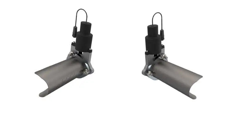 QTP 15-18 Chevrolet Camaro SS 6.2L 3.0in 304SS Aggressor Cutout Dual Mid Pipes 