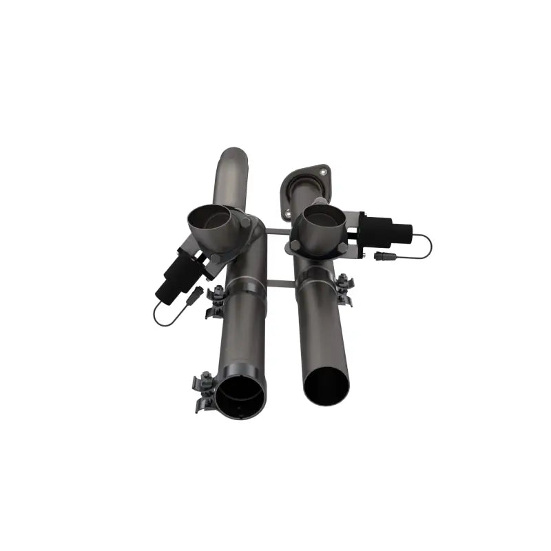 QTP 540117 QTP 17-18 Ford Raptor EC/CC 2.5in 304SS Aggressor Cutout Dual Mid Pipes