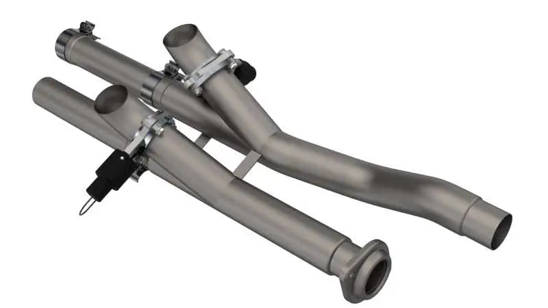 QTP 17-18 Ford Raptor EC/CC 2.5in 304SS Aggressor Cutout Dual Mid Pipes 