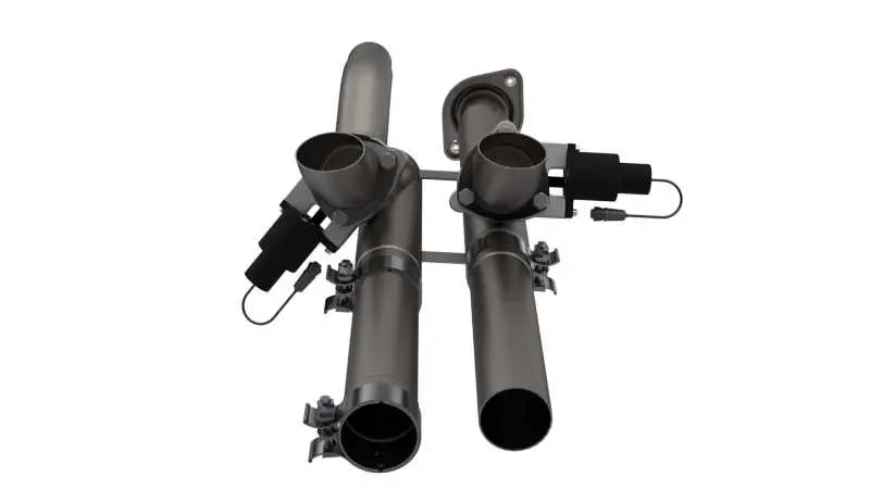 QTP QTP 17-18 Ford Raptor EC/CC 2.5in 304SS Aggressor Cutout Dual Mid Pipes