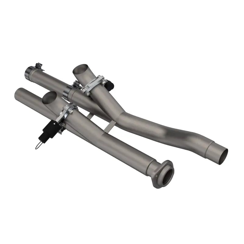 QTP 540117 QTP 17-18 Ford Raptor EC/CC 2.5in 304SS Aggressor Cutout Dual Mid Pipes