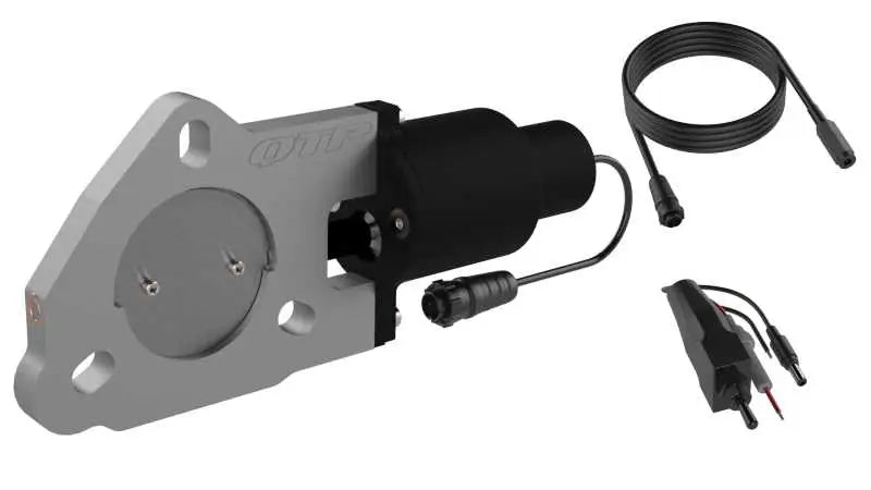 QTP QTP 2.25in Bolt-On QTEC Electric Cutout Valve - Single