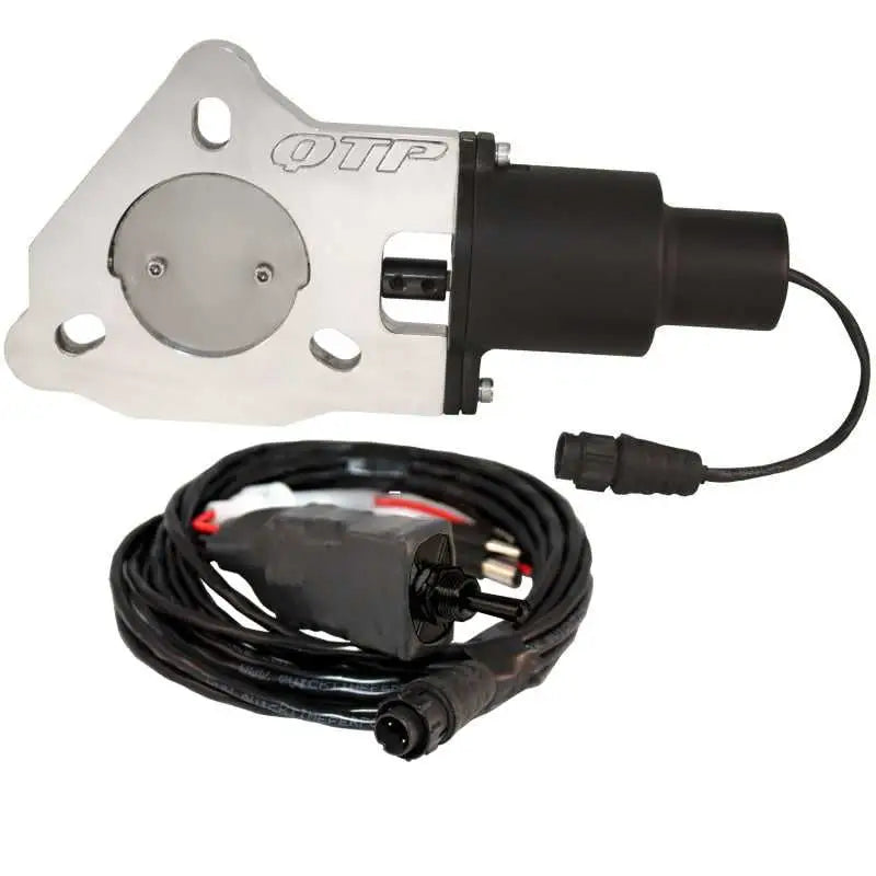 QTP 2.5in Bolt-On QTEC Electric Cutout Valve - Single 