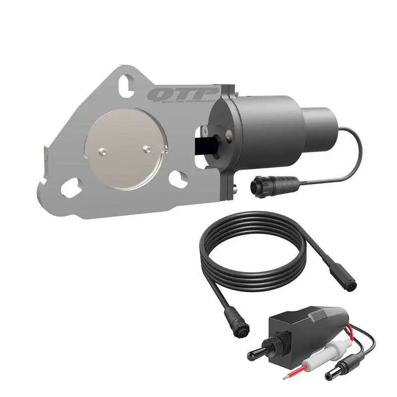 QTP 2.5in Bolt-On QTEC Electric Cutout Valve - Single 