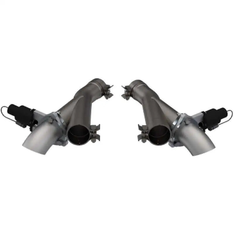 QTP 2018+ Jeep Grand Cherokee Trackhawk 2.75in 304SS Aggressor Cutout Dual Mid Pipes 