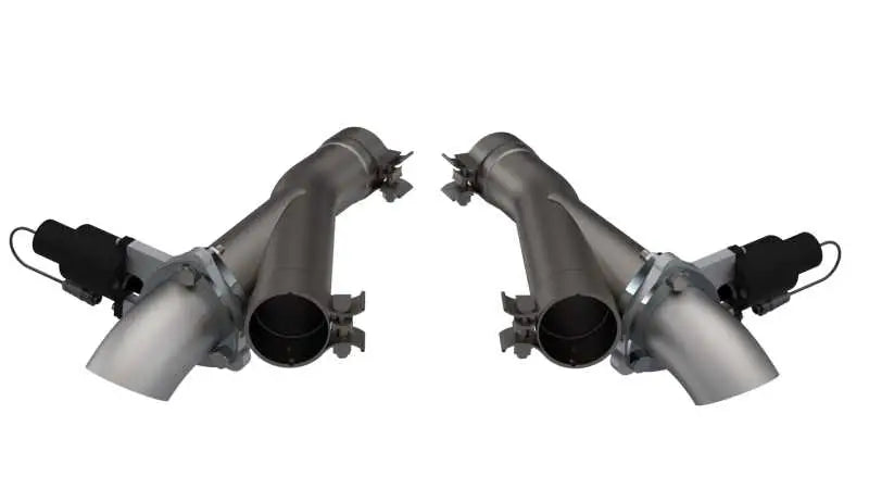 QTP QTP 2018+ Jeep Grand Cherokee Trackhawk 2.75in 304SS Aggressor Cutout Dual Mid Pipes