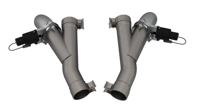 QTP 2018+ Jeep Grand Cherokee Trackhawk 2.75in 304SS Aggressor Cutout Dual Mid Pipes 