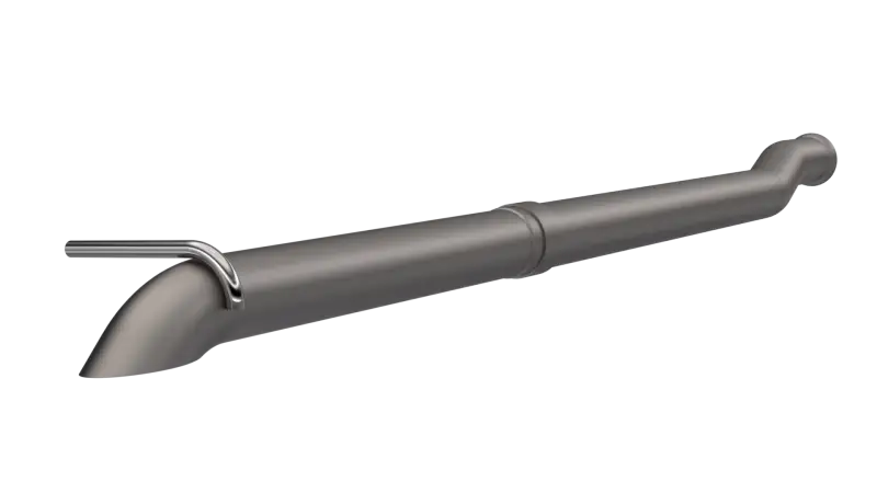 QTP 2018+ Jeep Wrangler JL 304SS Eliminator Cat-Back Crawler Exhaust w/Turn Down Exit - 725018