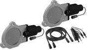 QTP QTP 3.5in Bolt-On QTEC Dual Electric Cutout Valves - Pair