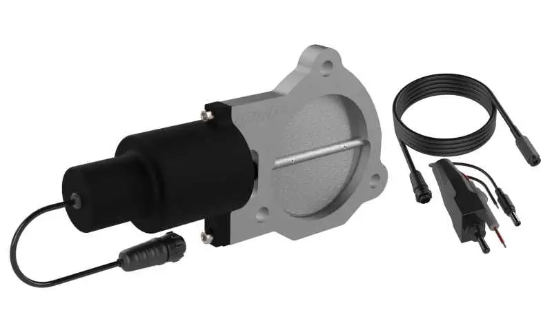 QTP 3.5in Bolt-On QTEC Electric Cutout Valve - Single 