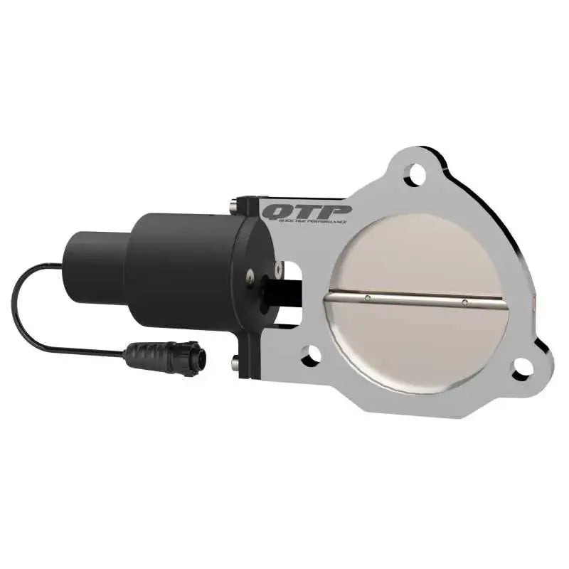 QTP 3.5in Bolt-On QTEC Electric Cutout Valve - Single 