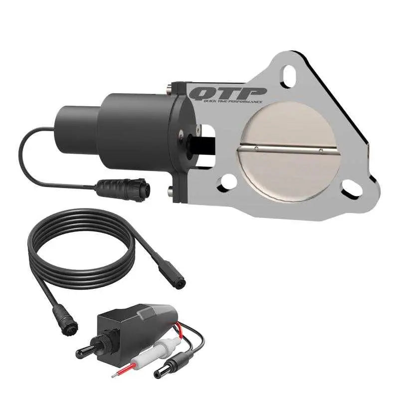 QTP 3in Bolt-On QTEC Electric Cutout Valve - Single 