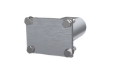 QTP 3in Weld-On QTEC Low Profile Conncetion Oval Tube Kit - 10338