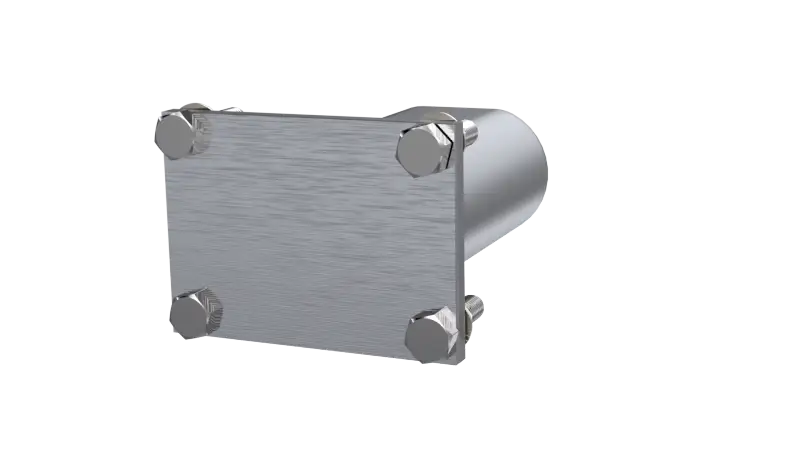 QTP 3in Weld-On QTEC Low Profile Conncetion Oval Tube Kit - 10338
