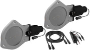 QTP QTP 4in Bolt-On QTEC Dual Electric Cutout Valves - Pair