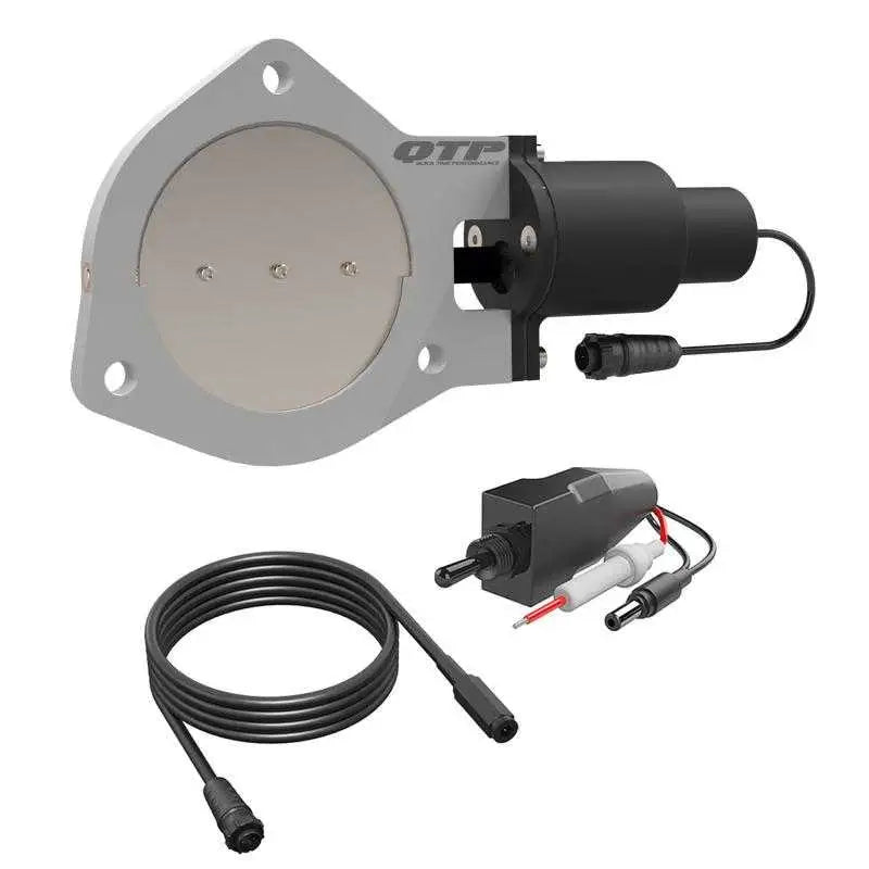 QTP 4in Bolt-On QTEC Electric Cutout Valve - Single 