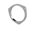 QTP 4in Weld-On QTEC 3 Bolt Flange - 10400F