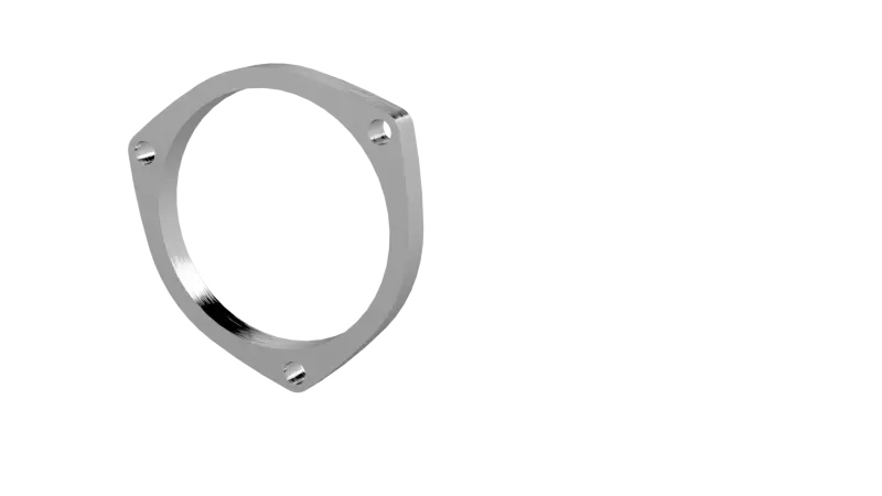 QTP 4in Weld-On QTEC 3 Bolt Flange - 10400F