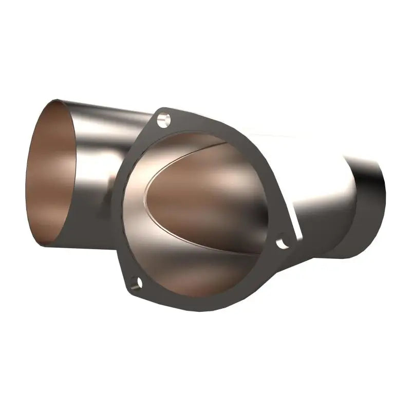 QTP 4in Weld-On QTEC Exhaust Cutout Y-Pipe - Truck & Automotive