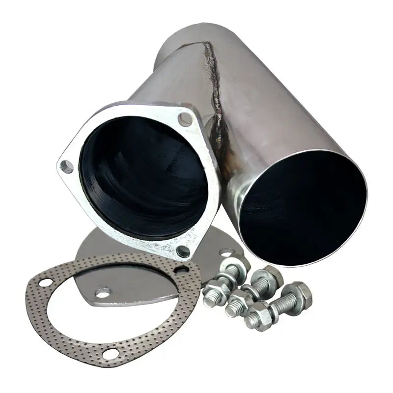 QTP 4in Weld-On QTEC Exhaust Cutout Y-Pipe - Truck & Automotive