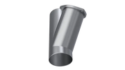 QTP 4in Weld-On QTEC Exhaust Cutout Y-Pipe - Truck & Automotive