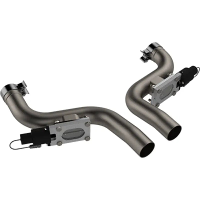 QTP 530115 QTP 15-19 Dodge Challenger/Charger 6.2L/6.4L 304SS Aggressor Cutout Dual Mid Pipes