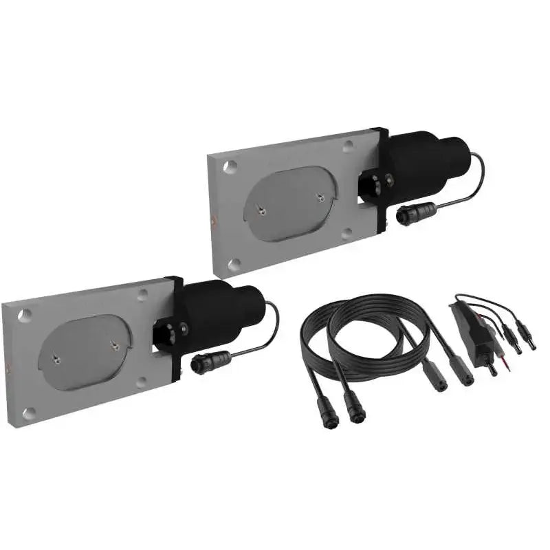 QTP QTP Bolt-On QTEC Dual Low Profile Oval Electric Cutout Valves - Pair