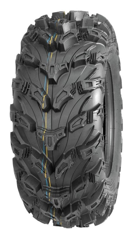 QuadBoss QBT672 Radial Mud Tire - 27x11R12 8Ply showcasing aggressive tread pattern for optimal traction and durability in muddy conditions.
