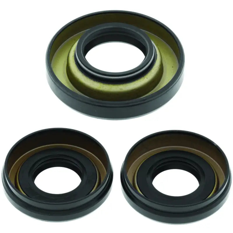 Three black and gold oil seals for Honda TRX350FM FourTrax Rancher 4x4 front brake kit