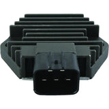Black voltage regulator rectifier for QuadBoss brake drum seal kit on Honda TRX350FM/FE