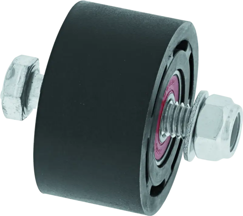 Black roller with bearing and threaded bolt for Yamaha YFM660R swingarm repair kit