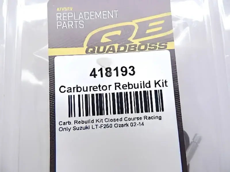 Carburetor rebuild kit for Suzuki LT-F250 rear differential seal kit repair