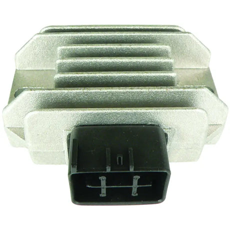 Silver metal rectifier with black connector for Kawasaki KFX400 quadboss clutch cable replacement